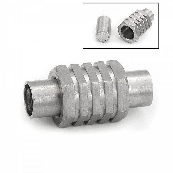 Magnetl&aring;s i rostfritt st&aring;l 05 mm Silver N&deg;01