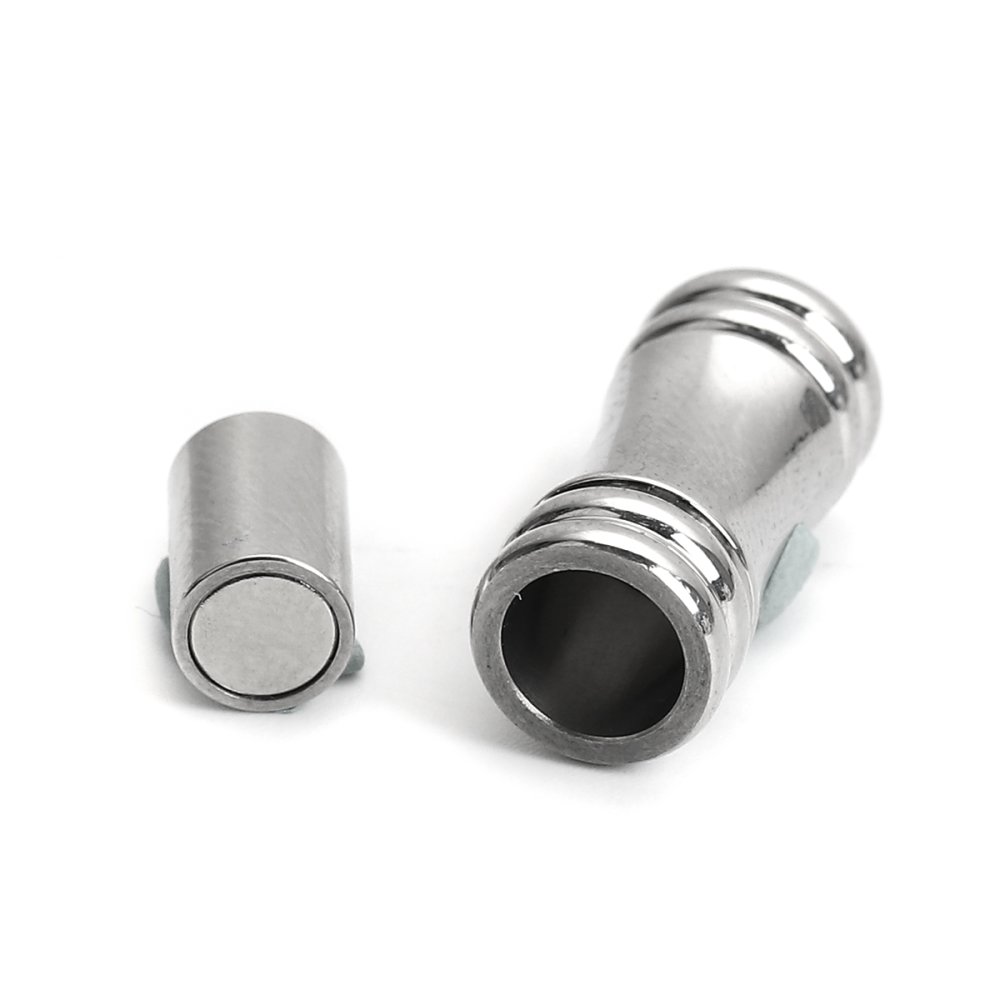 Magnetlås i rostfritt stål 05 mm Silver N°02