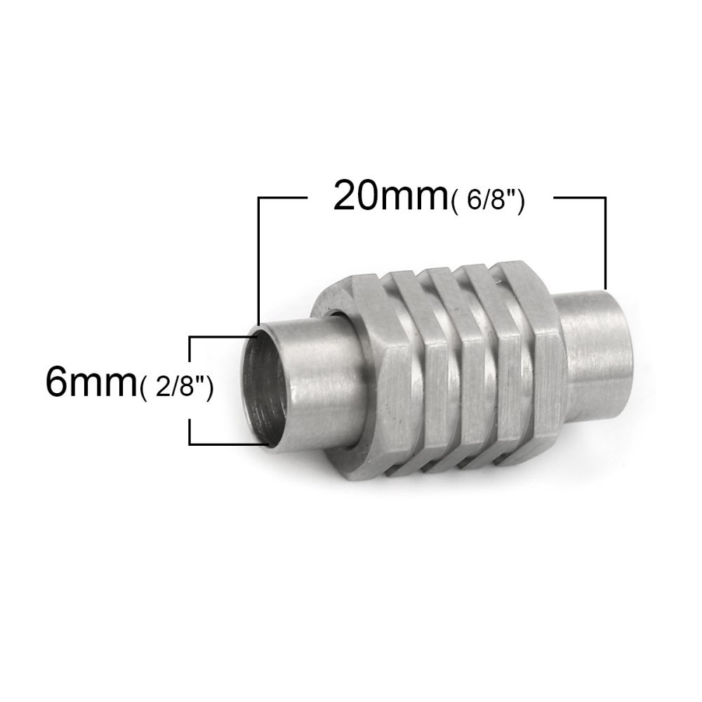 Magnetlås Rostfritt stål 06 mm Silver N°01