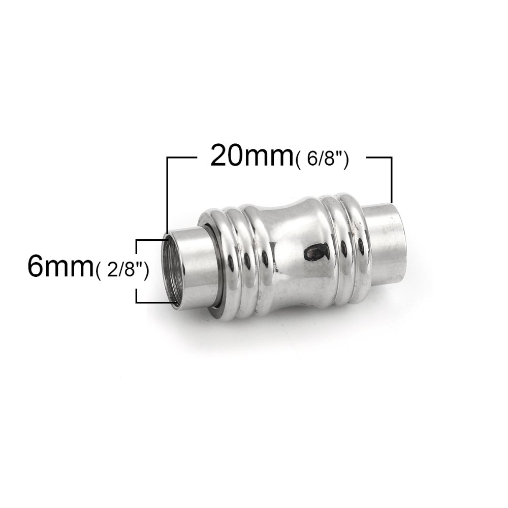Magnetlås Rostfritt stål 06 mm Silver N°05