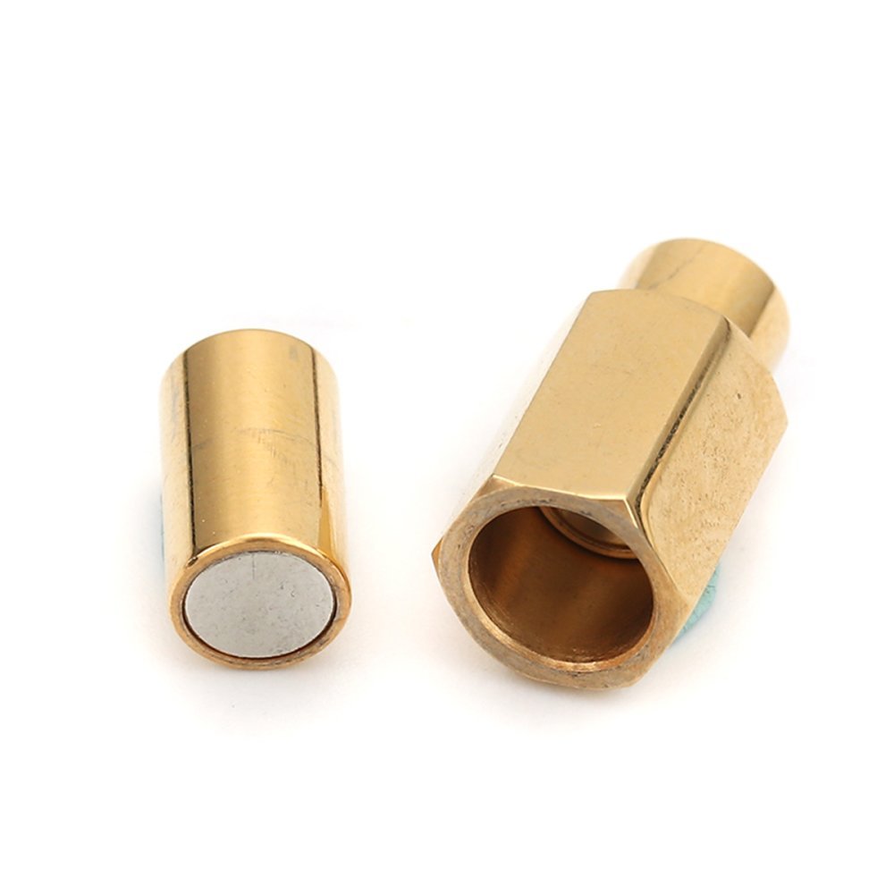 Magnetlås i rostfritt stål 05 mm Guld N°01