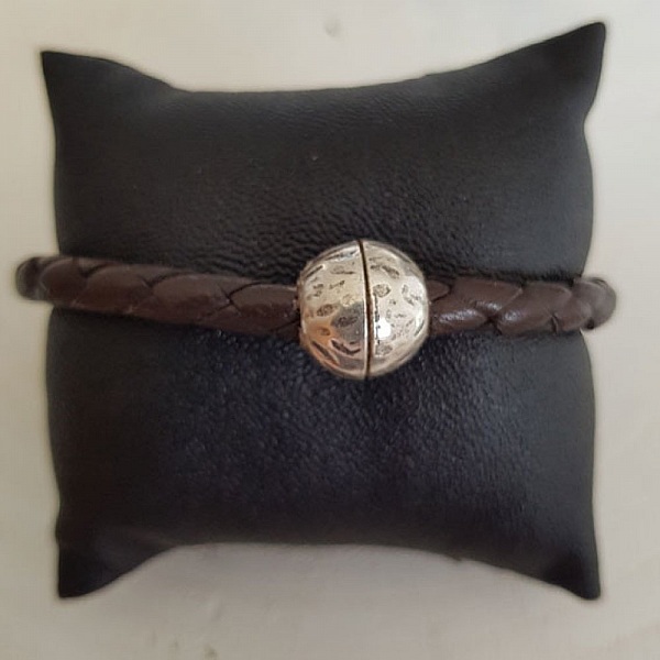 Magnetiskt zamaksp&auml;nne f&ouml;r l&auml;der Rund 05 mm