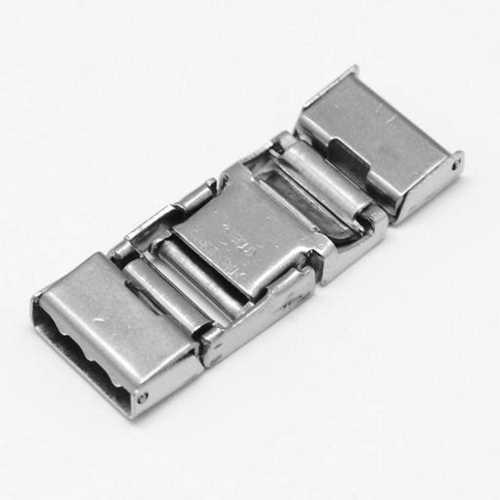 Klämklämma för läder 10 mm bred N°04