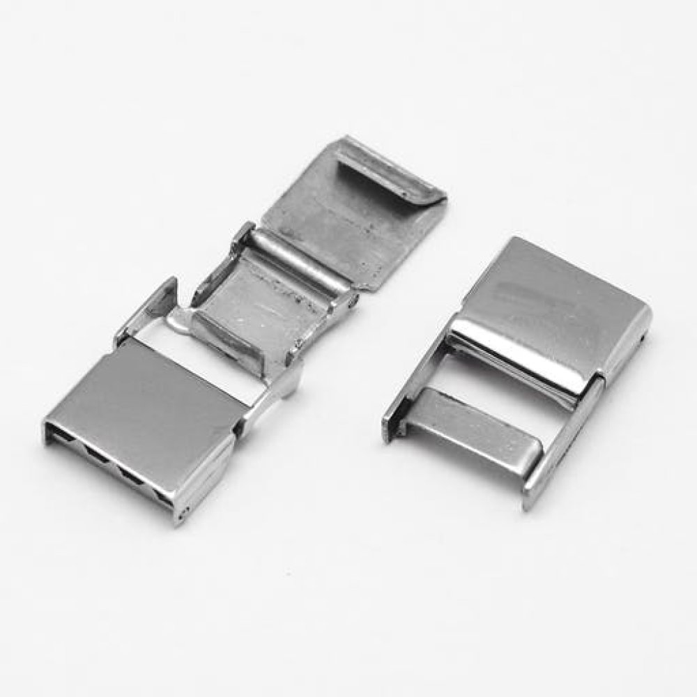 Klämklämma för läder 10 mm bred N°04