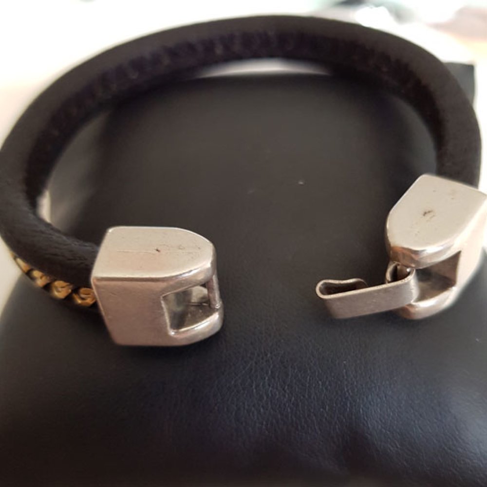 Zamak krokspänne för läder 10 mm Régaliz