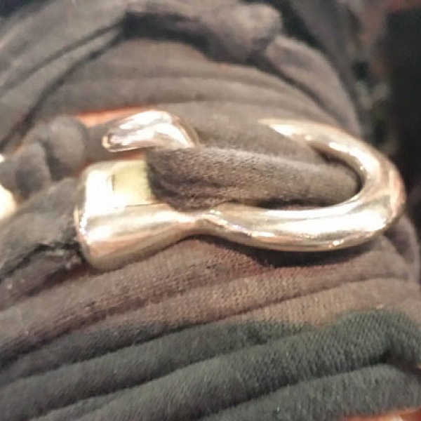 Zamak kroksp&auml;nne f&ouml;r l&auml;der Rund 05 mm