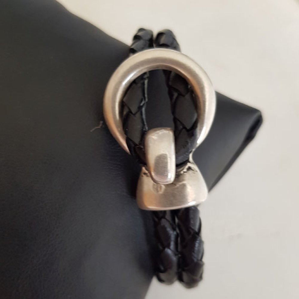 Zamak krokspänne för läder Rund 05 mm