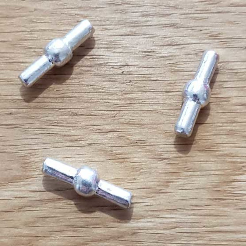 PVC-snöre 5 mm silver