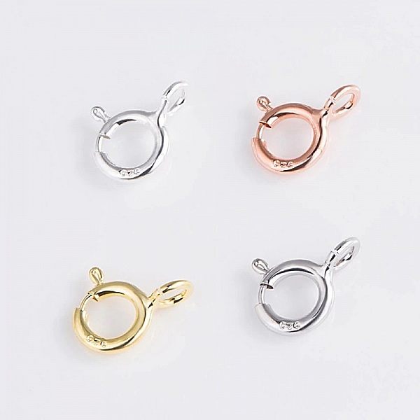 Rundt fj&auml;derl&aring;s 925 silver N&deg;01