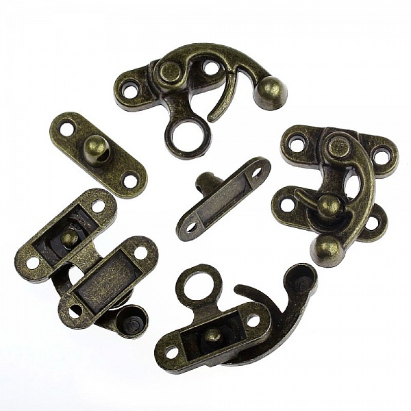 Fermoir &agrave; bascule Boite Scrap Bronze N&deg;01