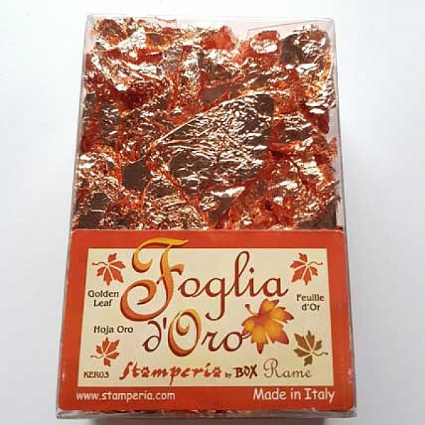 Guldblad i st&auml;mpelflingor