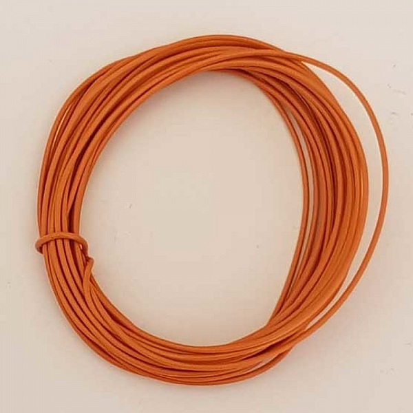 Fil M&eacute;tal Plastifi&eacute; 0.8 mm Marron Clair x 3 m&egrave;tres