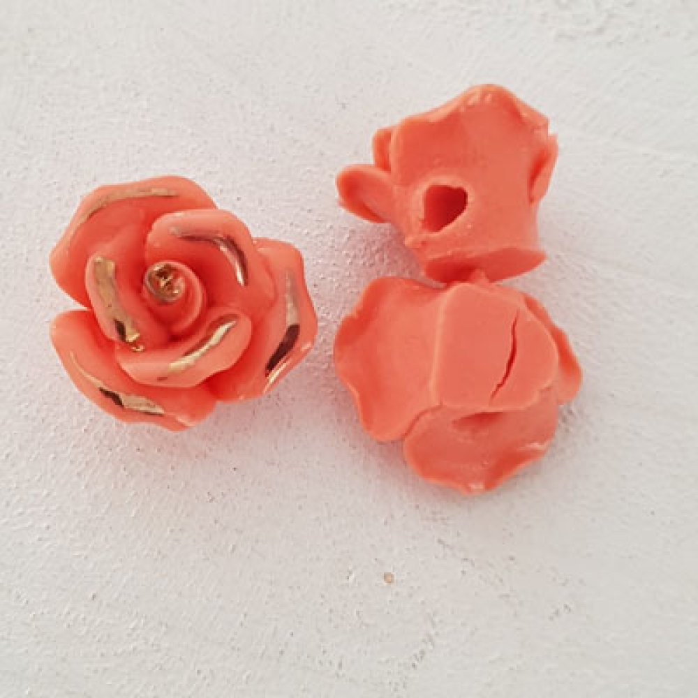 Fleur Faïence 15 mm N°01-05 Mörk lax