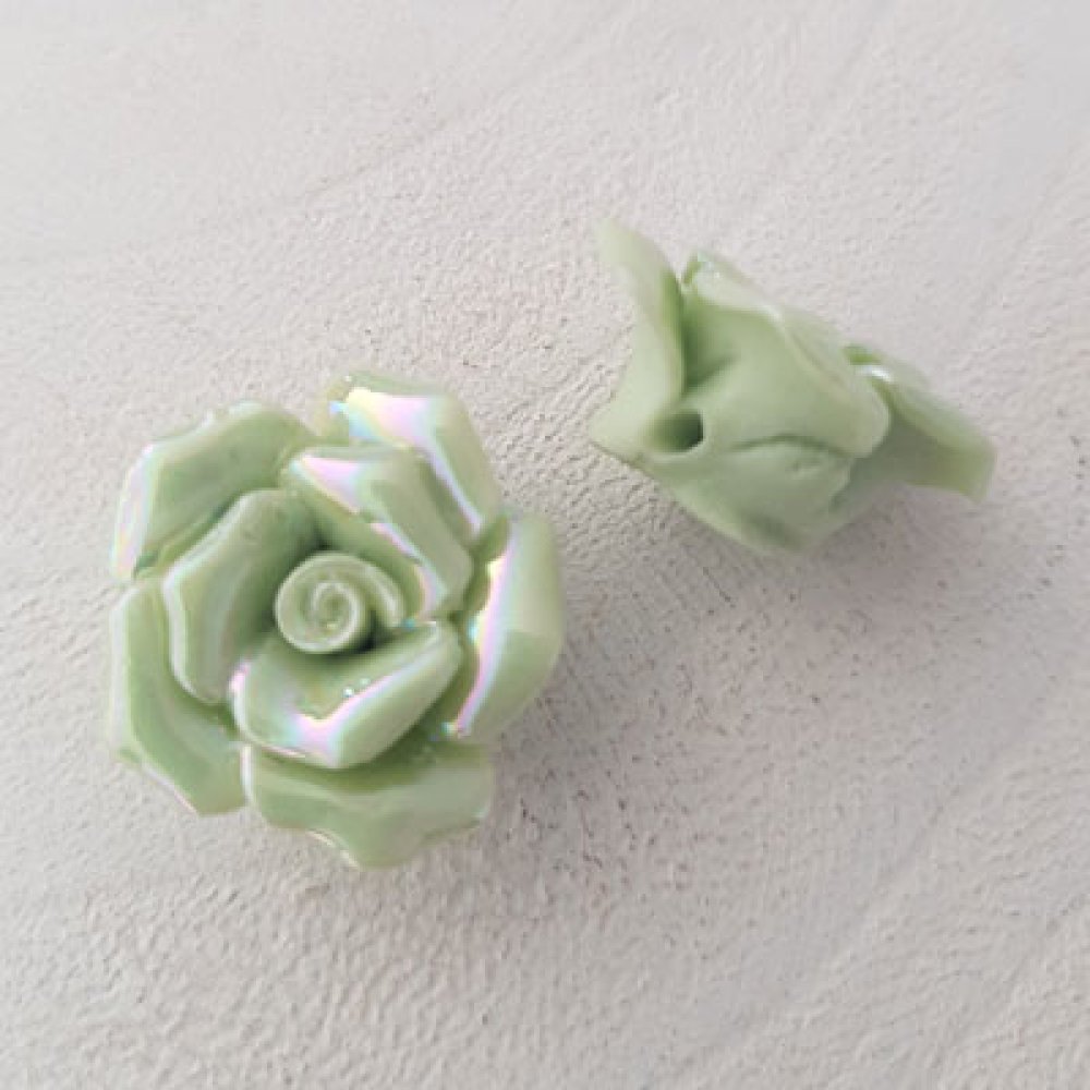 Blomma 20 mm N°02-10 Turkosgrön