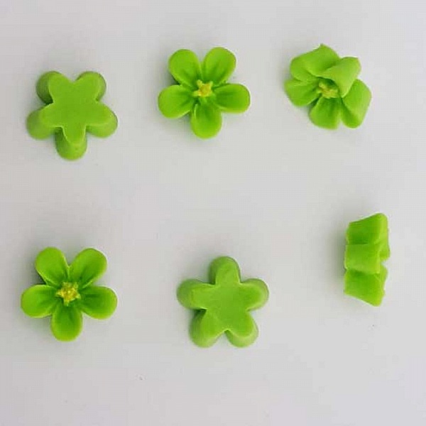 Fleur Synth&eacute;tique 12 mm N&deg;01-Vert