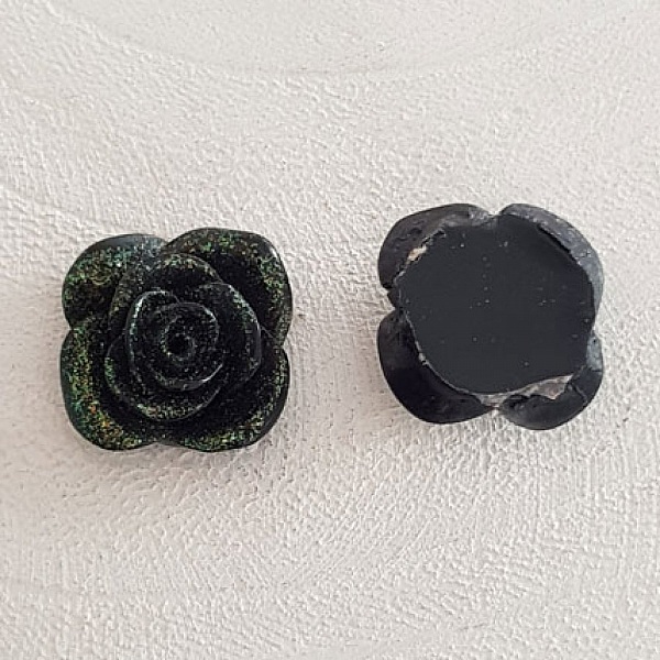 Syntetisk blomma 20 mm N&deg;05-03 Svart