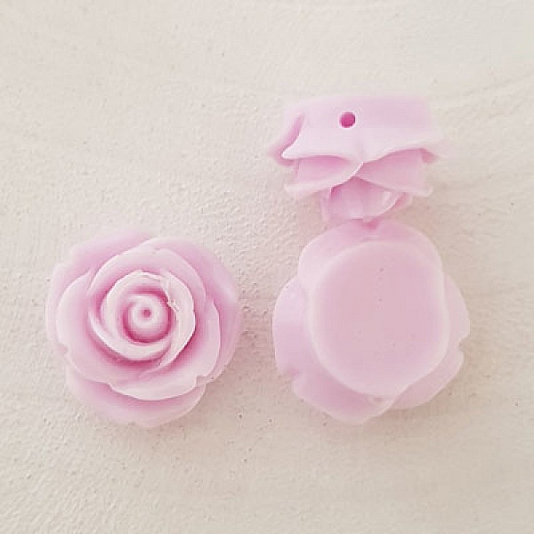 Syntetisk blomma 20 mm N&deg;01-23 Ljus lila