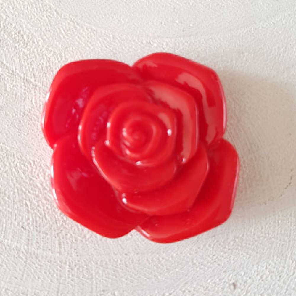 Syntetisk blomma 37 mm N°06-02 röd