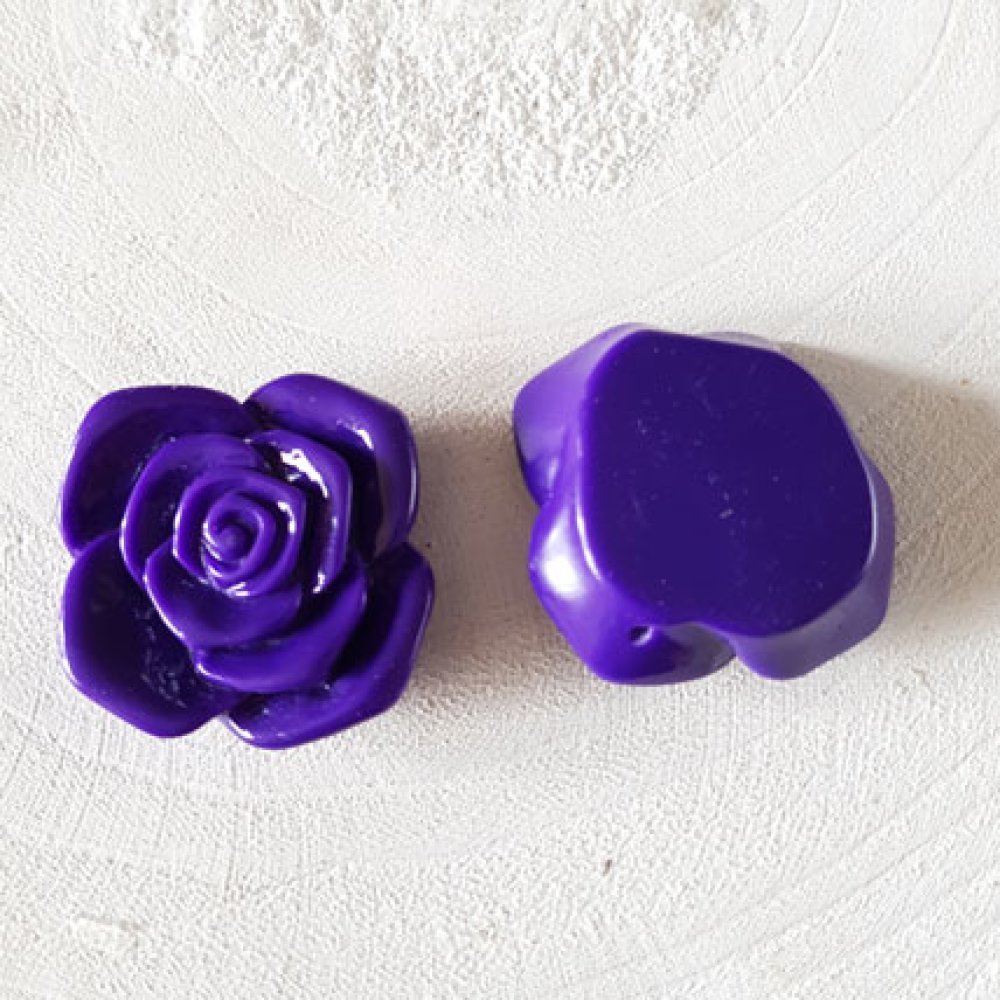 Syntetisk blomma 37 mm N°06-08 lila