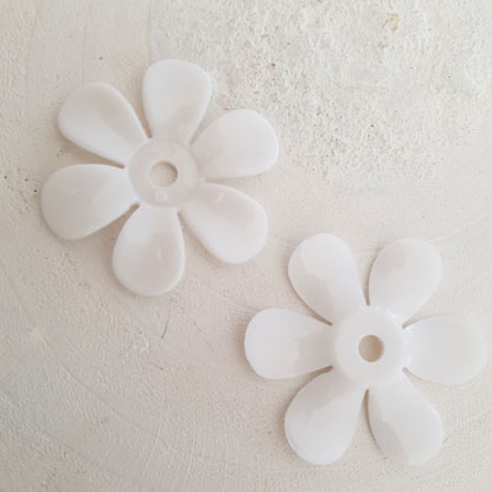 Syntetisk blomma N°01 vit