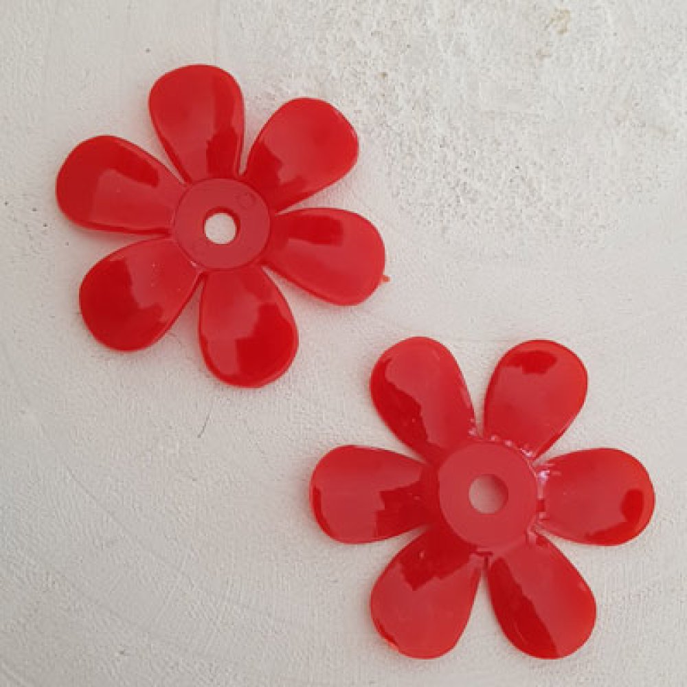 Syntetisk blomma N°01 röd