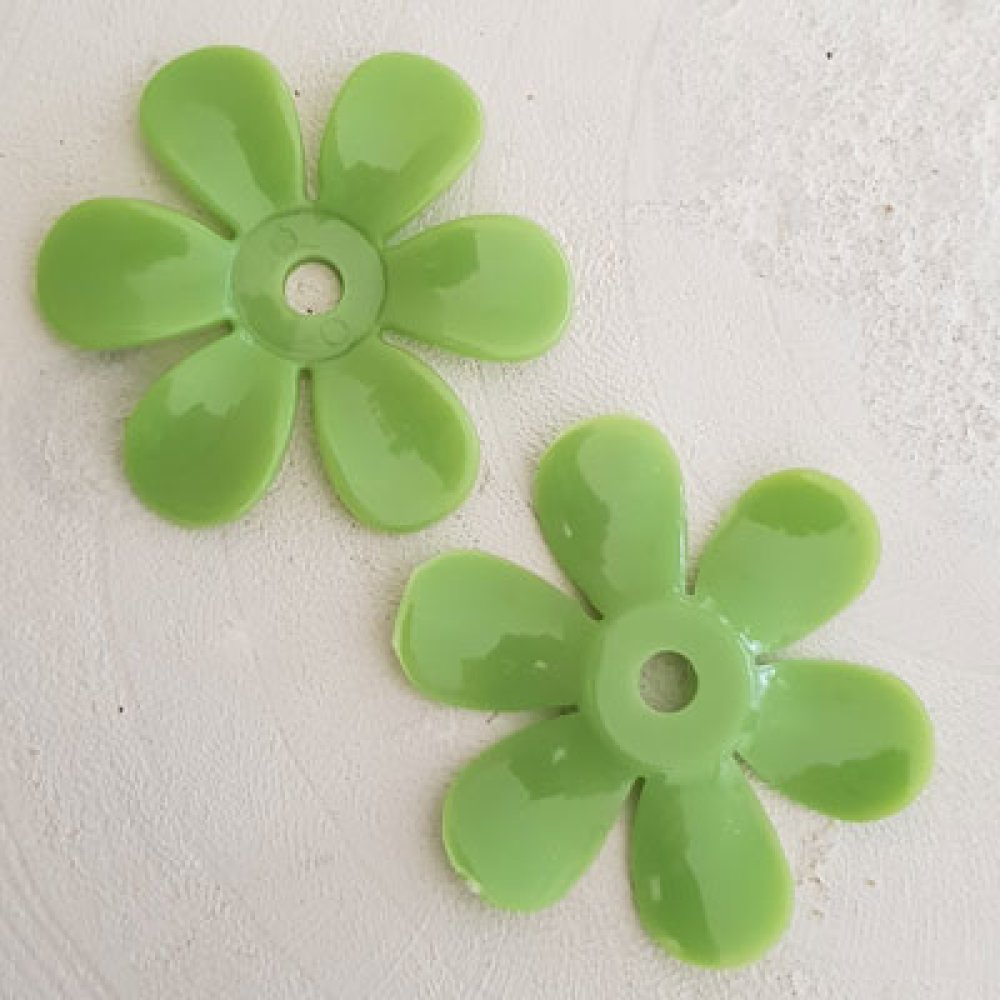 Syntetisk blomma N°01 Grön