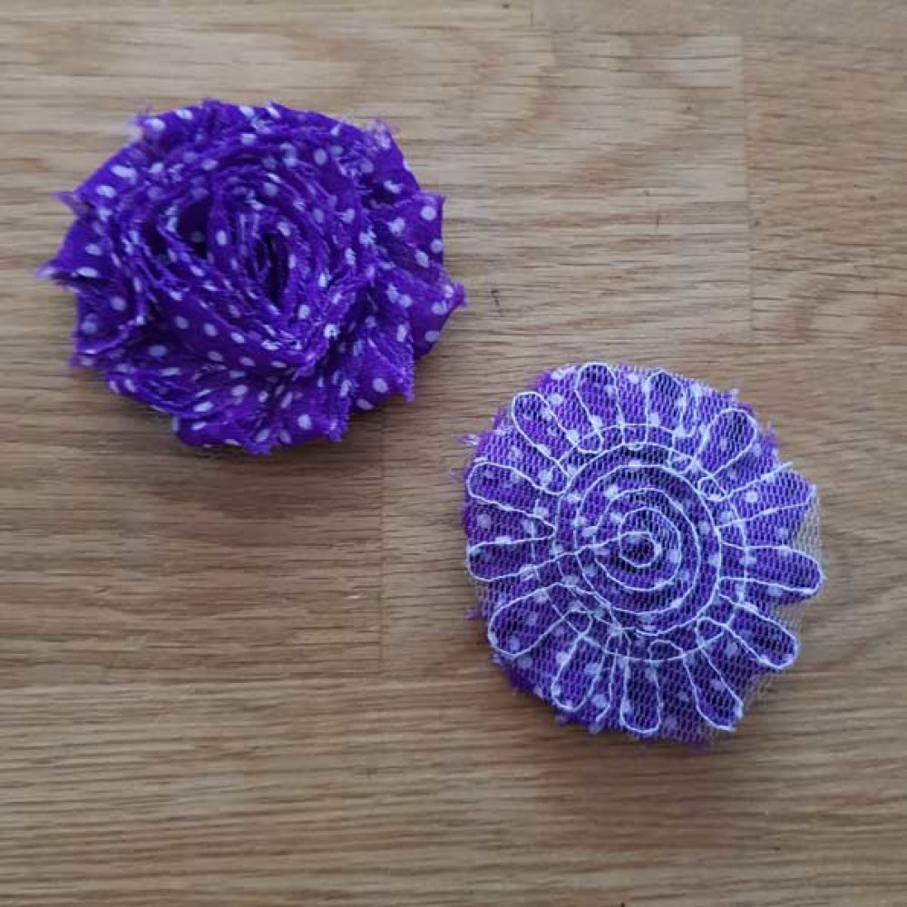 Franskt tyg blomma nr 35