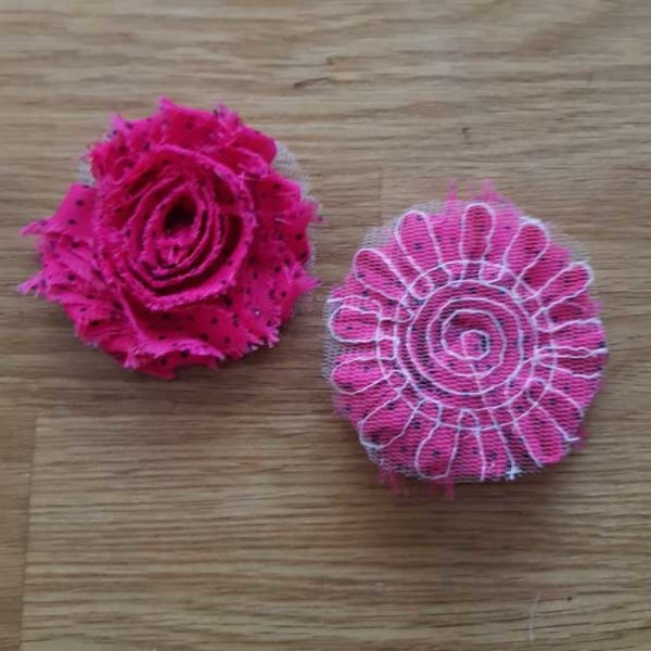 Franskt tyg blomma nr 41