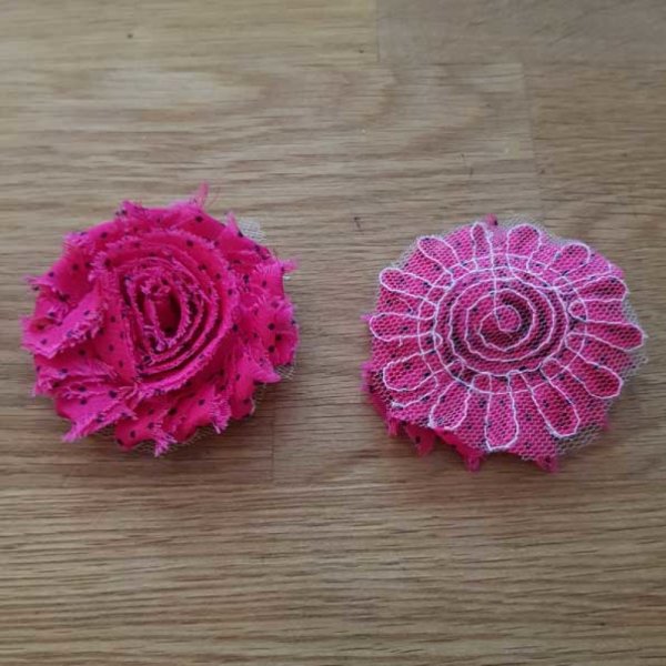 Franskt tyg blomma nr 41