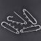 Set med 20 silverfärgade stifthållare för sjuksköterskor 3 ringar 70x20mm N°003 