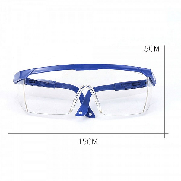 Skyddsglas&ouml;gon i plast Bl&aring; 56