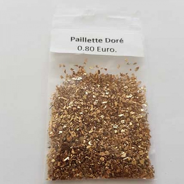Micro bille Paillette Dor&eacute; sachet de 4 Grammes