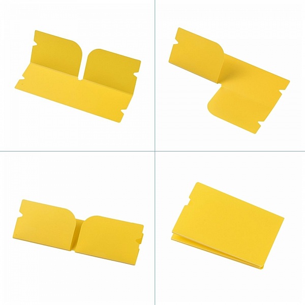 F&ouml;rvaringsklipp i plast Organiser gul