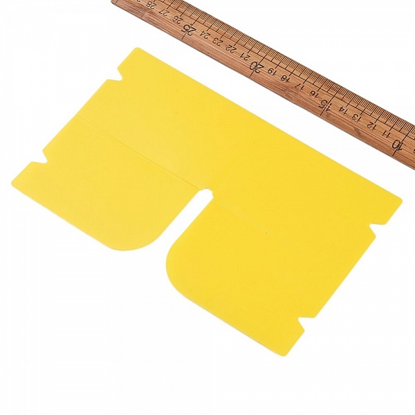 F&ouml;rvaringsklipp i plast Organiser gul