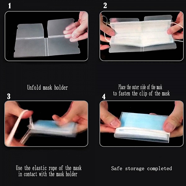 Lila plastf&ouml;rvaring Clip Organizer