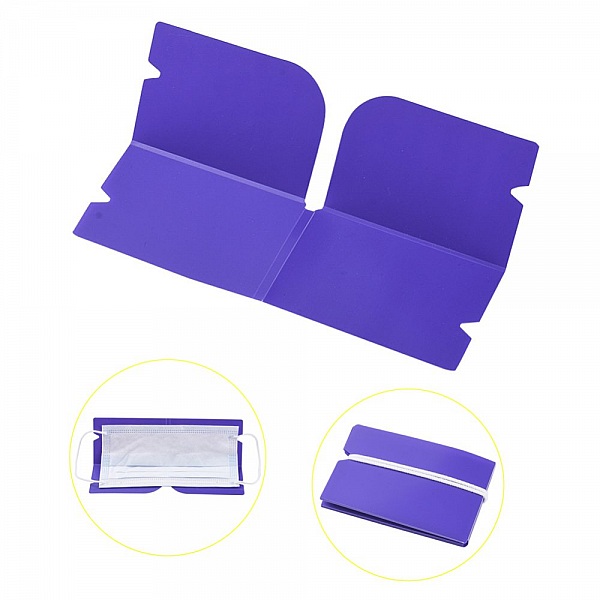 Lila plastf&ouml;rvaring Clip Organizer