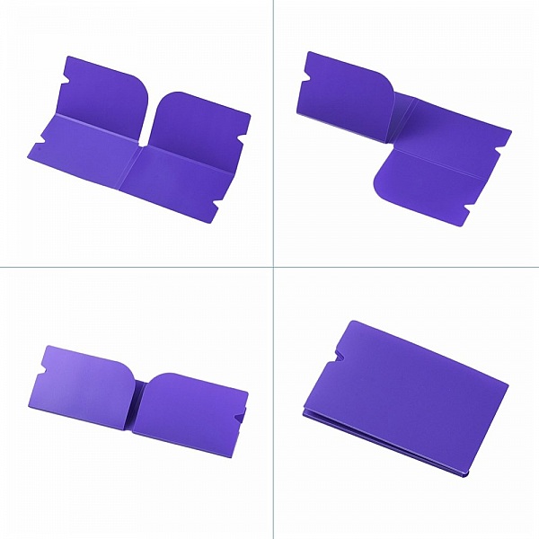 Lila plastf&ouml;rvaring Clip Organizer