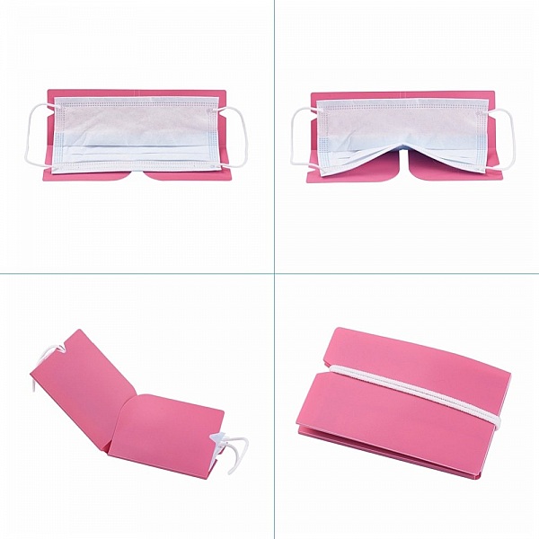 Plastf&ouml;rvaring Clip Organiser Pink