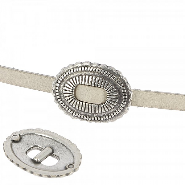 Passage 06 mm i Zamak N&deg;35 Silver