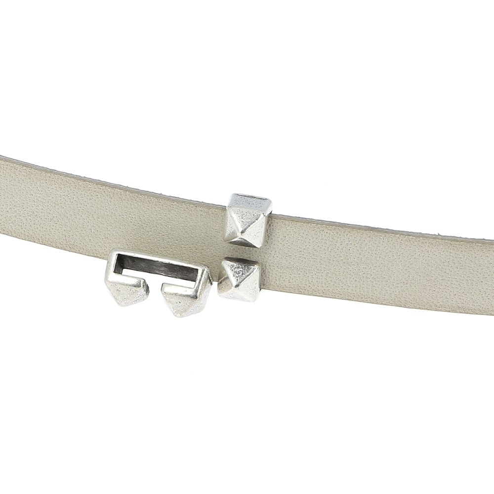 10 mm Zamakgenomföring N°24 Silver