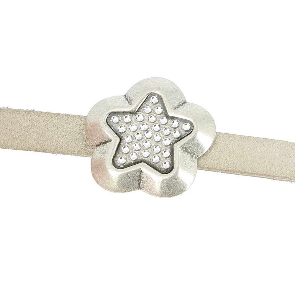 10 mm Zamakgenomföring N°54 Silver