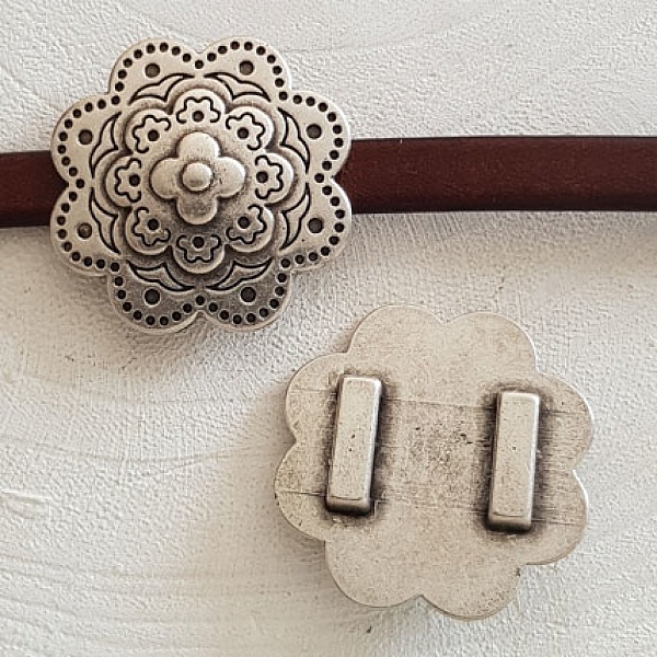 Zamak N&deg;10 Silver 13 mm genomg&aring;ng