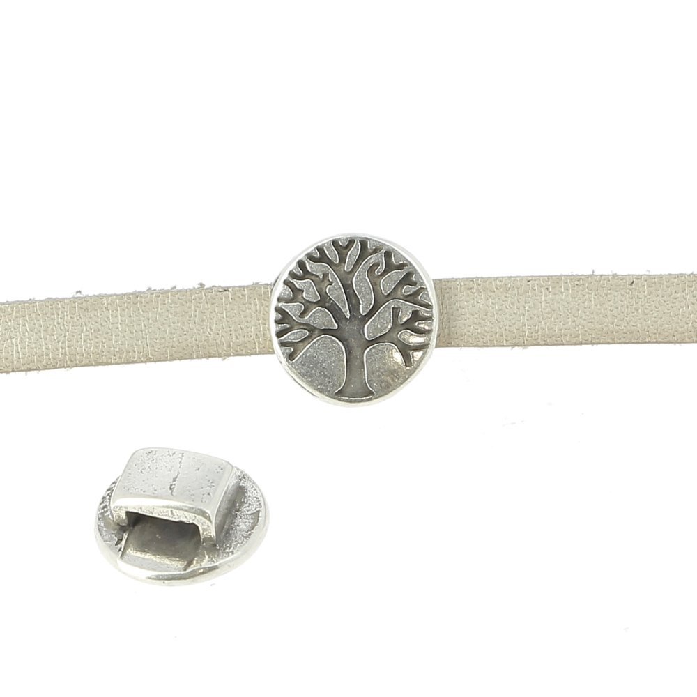 5 mm Zamakgenomföring N°06 Silver