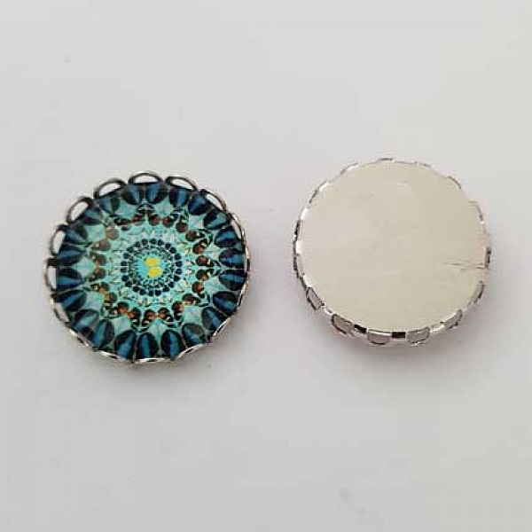 Pendentif Cabochon 20 mm Fantaisie N&deg;03-05