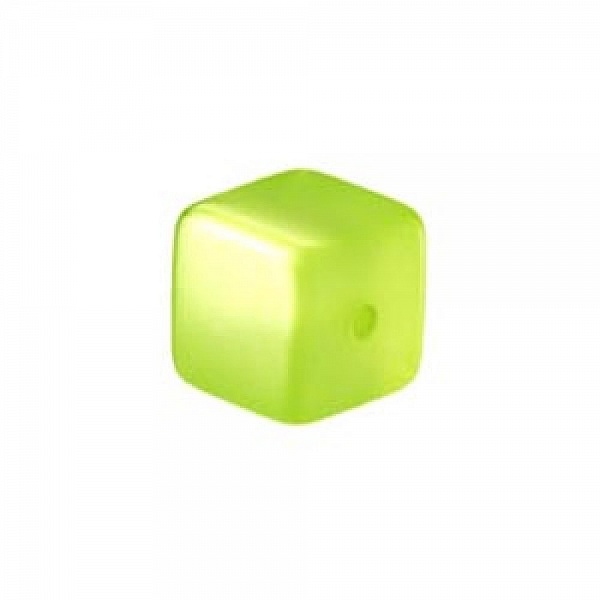 Perle Cube Polaris Brillant 10 mm Olivine