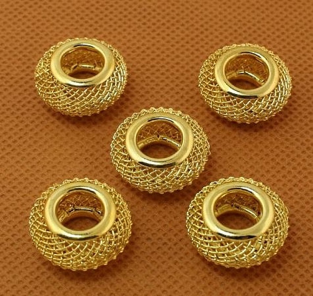 Perle Dor&eacute; lot de 4 pi&egrave;ces