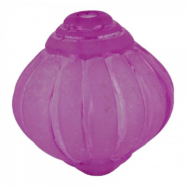 Pearl Lucite Lampwork Striated Amethyst