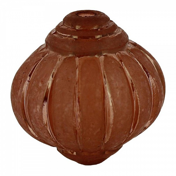 Pearl Lucite Lampion form Striated Chocolate