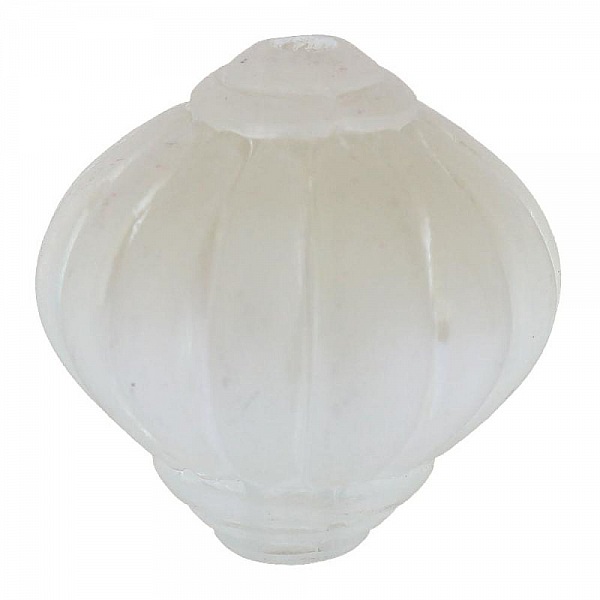 Pearl Lucite Lampion Shape Striated Crystal