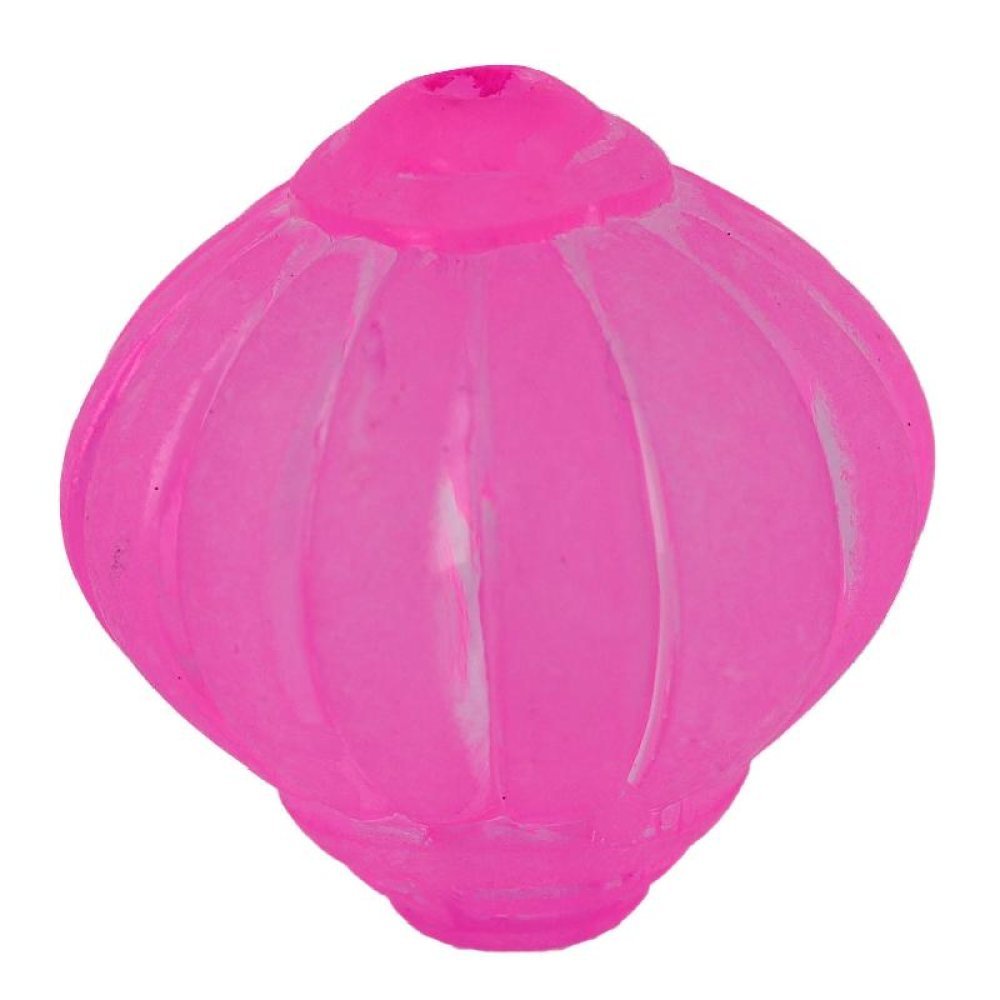 Pärla Lucite Lampion Shape Striated Ljusrosa